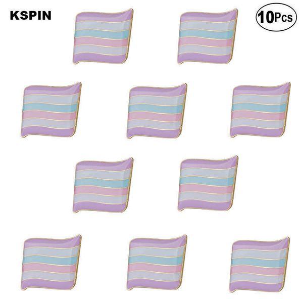 

interpride flag lapel pin flag badge brooch pins badges xy0056-1, Gray