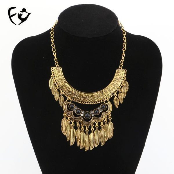 

european and american classic restoring ancient ways exaggerated fringe short necklace fashion clothing accessories chokers, Golden;silver