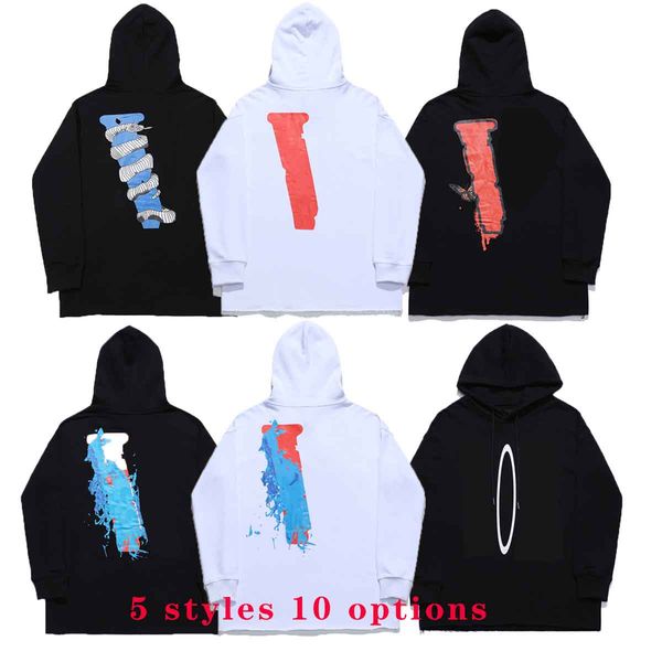 

designer hoodie streetwear sweatshirt men women hoodies classic letter hooded mens fashion clothing 5 styles 10 options spring aut, Black