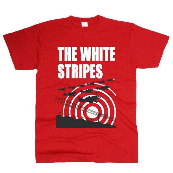 

the white stripes men t-shirt, White;black