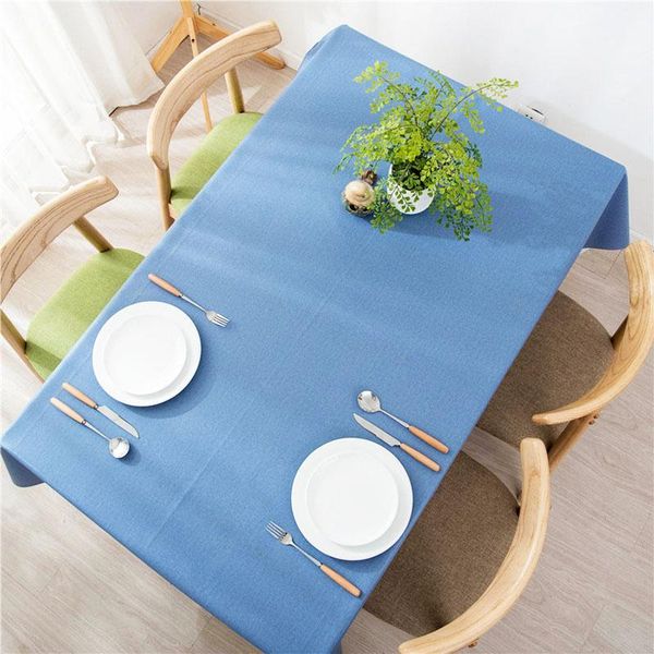 

table cloth solid color pvc tablecloth waterproof oil proof el banquet rectangular pastoral plastic tea mat