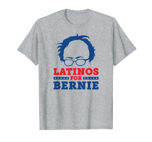 

latino voters for bernie sanders president t-shirt, White;black