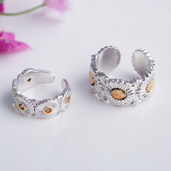 

daisy for men and women adjustable ring hip hop fashion jewelry, Silver