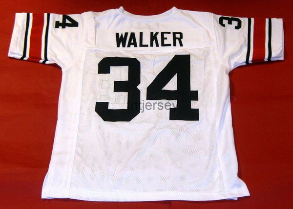 

custom 34 herschel walker georgia bulldogs jersey white stitched add any name number, Black