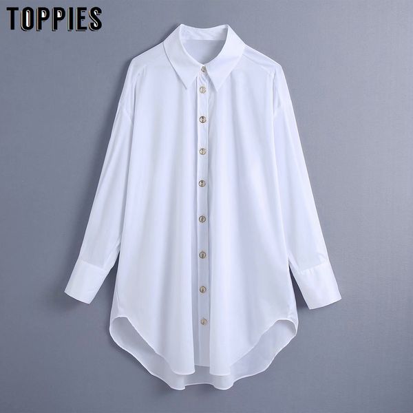 

ies new white long blouse women blusas pure white mujer shirt 210412