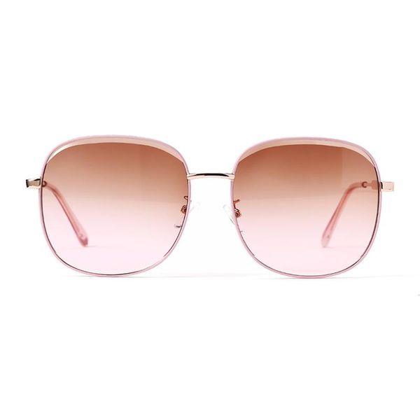 

sunglasses doisyer 2021 big face retro frame lady style full beach, White;black
