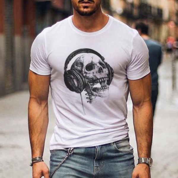 

manwolf original 3d printed t-shirts are unique, stylish, beautiful, breathable and comfortable, daily party travel visual impact gothic sty, White;black
