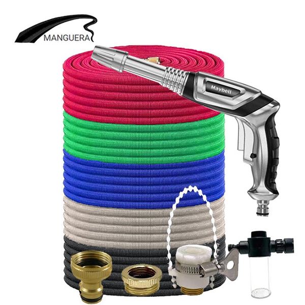 

watering equipments high-quality suit ensemble de tuyaux d'arrosage jardin avec injecteur d'eau extensible, tuyau haute pression,