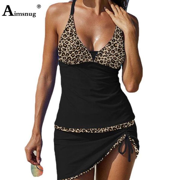 

two-piece suits women tankini sets swimsuit lace-up bathing european style 2021 patchwork thong bikinis swimwear two pieces outfits