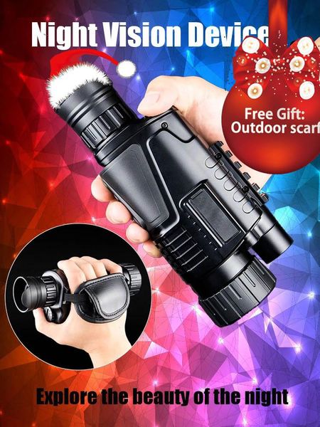 

telescope & binoculars powerful night vision hd hunting tactical infrared device connect phone digital multi-functional scope