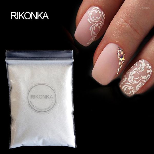 

10g shining sugar candy coat glitter nail pigment dipping powder laser white art decorations dust1, Silver;gold