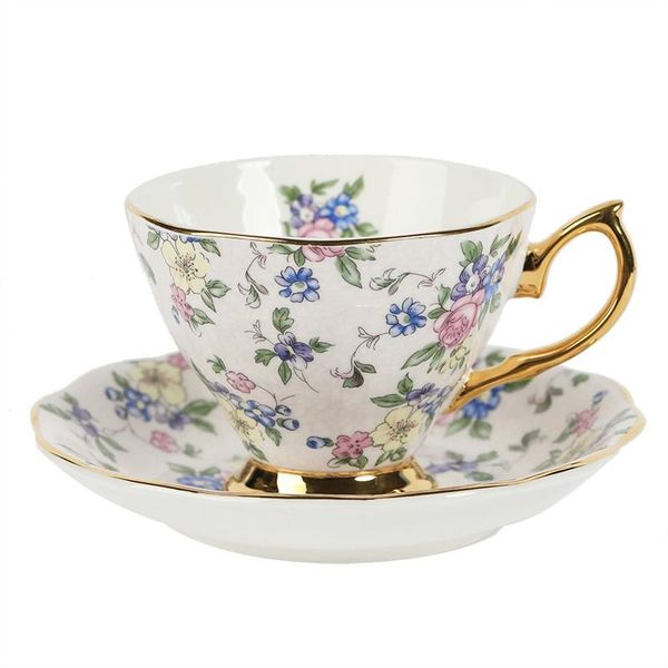 

cups & saucers nordic royal tea cup set bone china wedding mate coffee ceramic luxury gift box tazas de cafe kitchen dining bar eb50bd