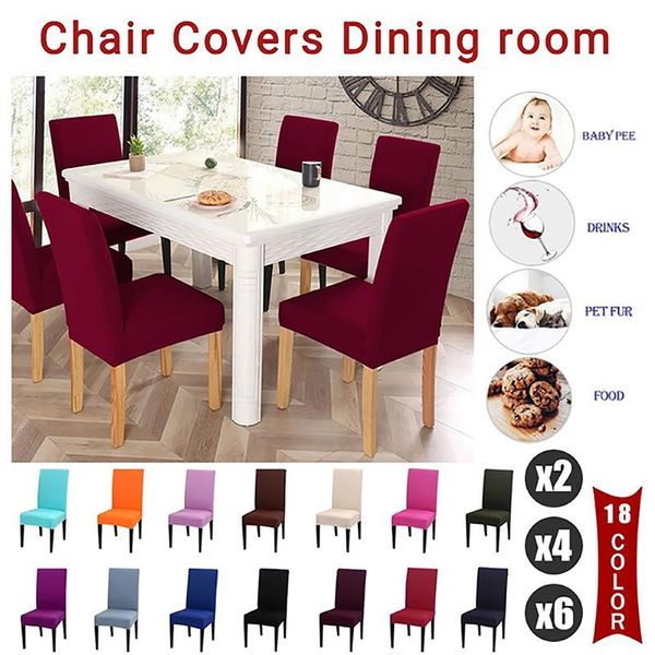 

chair covers spandex desk seat protector slipcovers for el banquet wedding universal size 1/2/4/6pcs