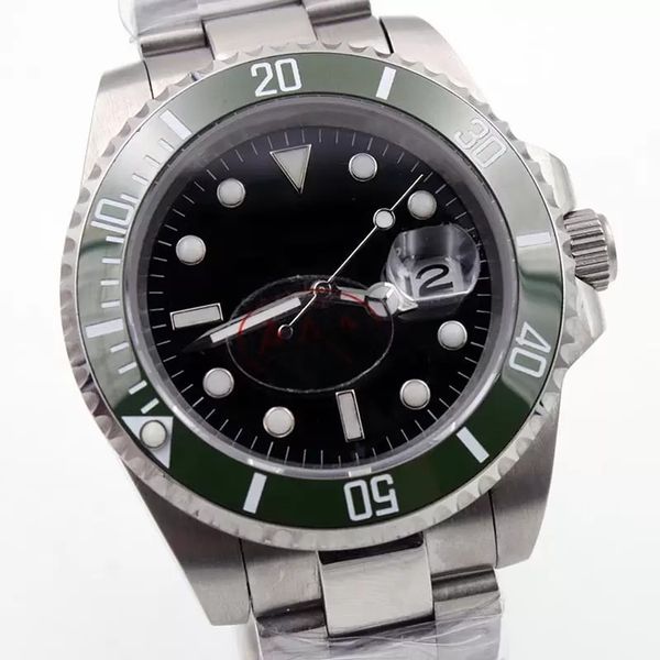 

factory watch sub ceramic bezel kermit dial sapphire date 41mm automatic mechanical stainless steel mens men 116610 126610lv wristwatches, Slivery;brown