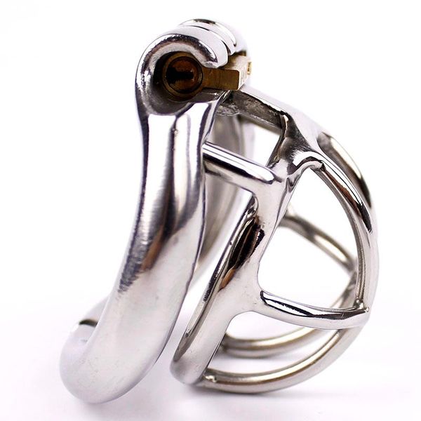 

cockrings super small male chastity device cock cage with curve ring toys for men belt