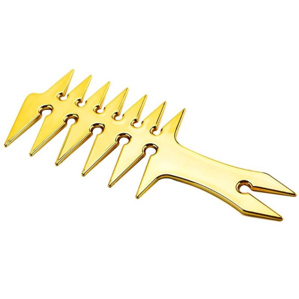 

hair brushes 1pc hairstyling comb durable salon supplies for male golden, Silver