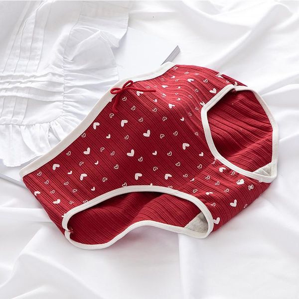 

women's panties 6pcs/lot soft cotton seamless underwear strawberry panty briefs lingerie female underpants 402t, Black;pink