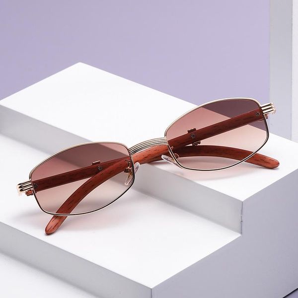 

outdoor eyewear circular current po frame wood sunglasses to europe and the united states men's women's glasses uv400 tide