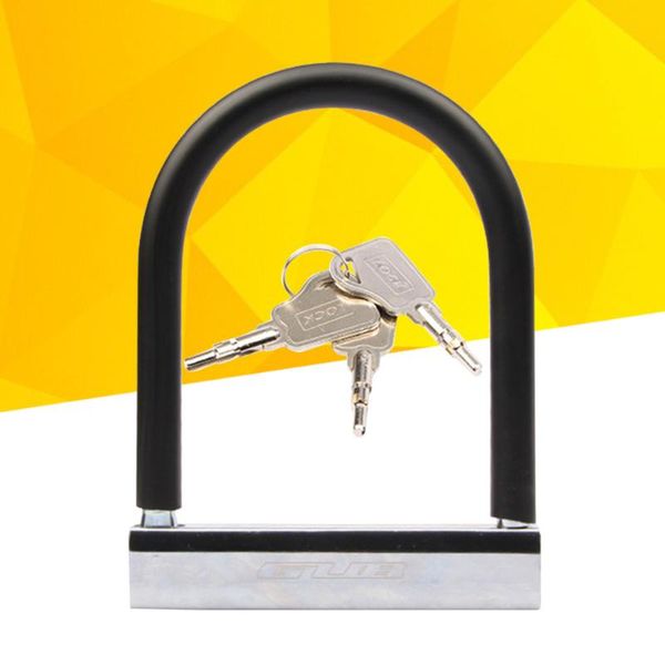 

bike locks lock heavy duty anti theft with u shackle for outdoor cycling (63cm)