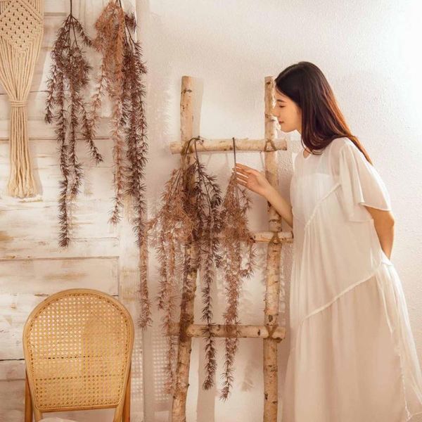 

decorative flowers & wreaths pampas grass decor fluffy tall wedding arrangement artificial bouquet for home christmas wall decorations