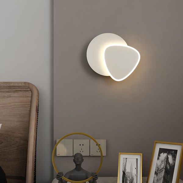 

wall lamp modern simple bedside nordic minimalist bedroom living room corridor el engineering creative light