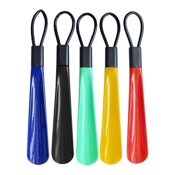

clothing & wardrobe storage 1pc candy color plastic shoehorn flexible easy reach handle slip aid lifter durable shoes horns 28.5cm