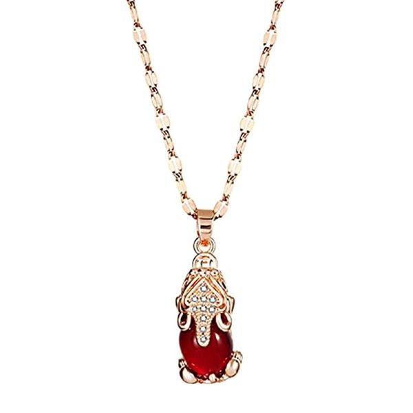 

pendant necklaces fashion design women rubys crystal necklace-creative jewelry necklace cute and simples party gifts, Silver