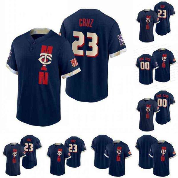 

Minnesota 2022 All-star Jersey Nelson Cruz Jorge Alcala Alex Colome Tyler Duffey Nick Gordon Max Kepler Gilberto Celestino Andrelton Simmons, Custom flex base