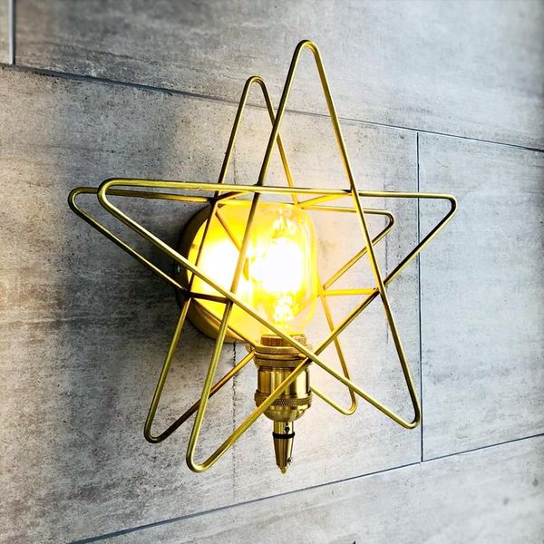 

wall lamp kid's star light chit moon hildren lamps balcony steel corridor bedroom sconce e27 led lampe