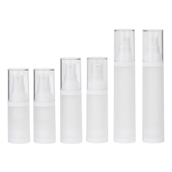 

storage bottles & jars 20/30/50ml empty spray bottle pressure pump essence lotion dispenser cosmetic container for travel