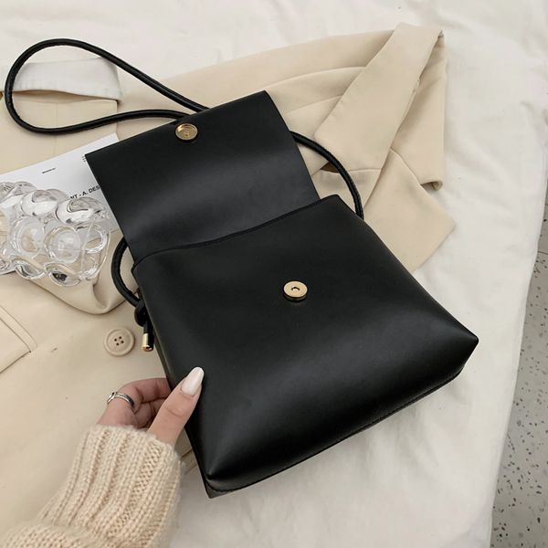 

women handbags pu leather solid shoulder bag vintage female crossbody bag deer head decoration soft bag for girl new fashion