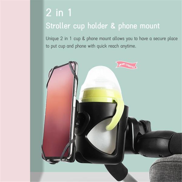 

outdoor bicycle drink holder universal for baby stroller bottle rack wheelchair motorcycle water cup parts & accessories