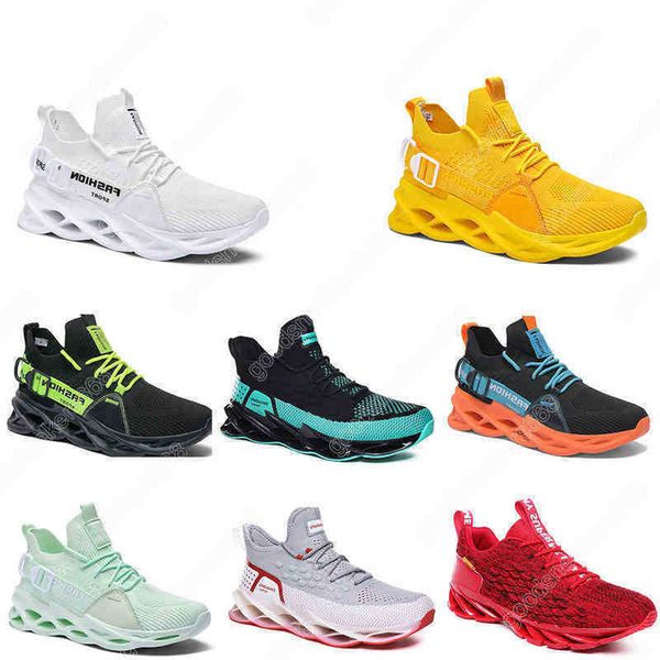 

2021 men running shoes triple yellow white fashion mens women trendy great trainers breathable casual sports outdoor sneakers 40-45 color4