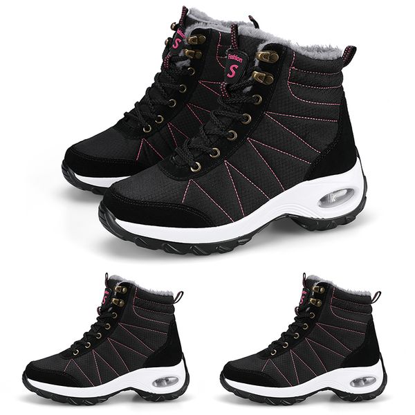 

2020 red warm burgundy winter pattern8 snow beige white black girl lady sister boots women sneakers boot trainers outdoor walking shoes