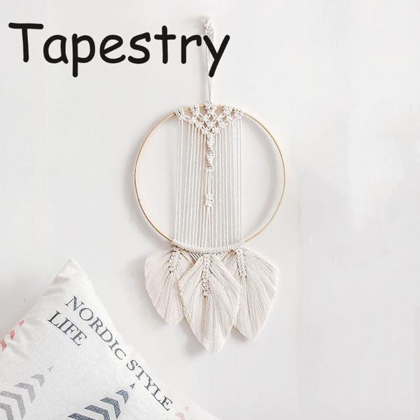 

tapestries christmas merry home wall hangings tapestry handwoven bohemian decoration dream catcher double eleven promotion