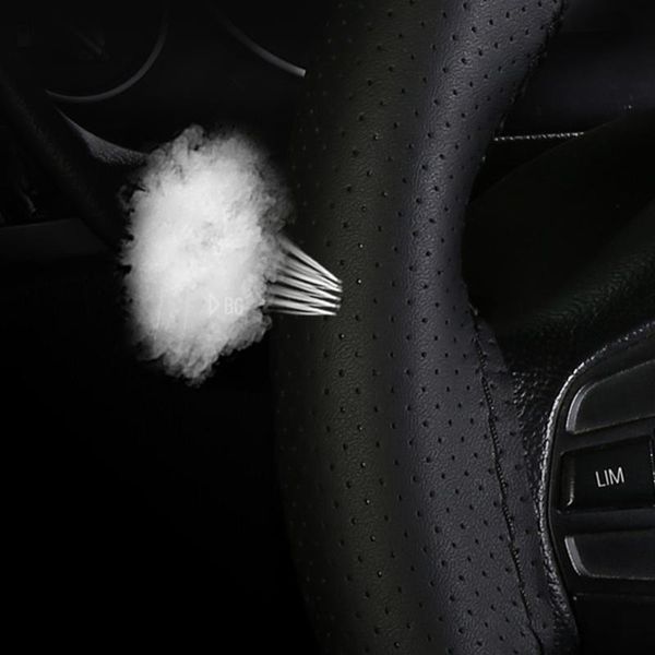 

steering wheel covers parts cover replacement with needles&thread 15"/38cm car