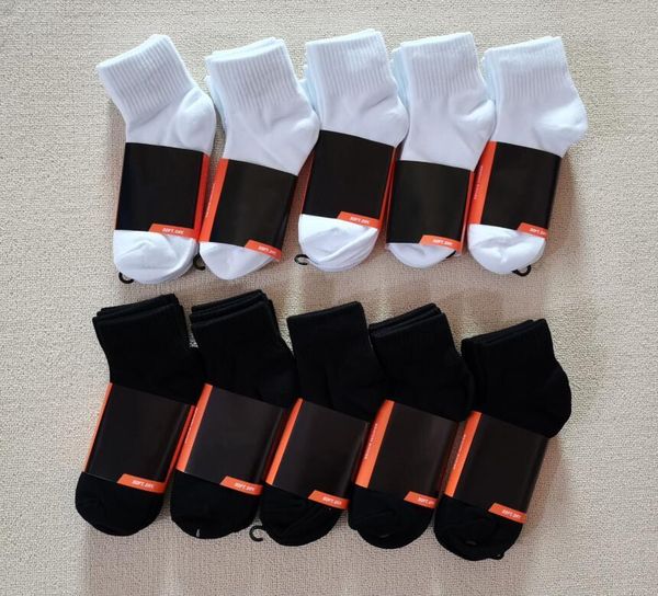 

mens socks wholesale sell at least 12 pairs classic black white women men letter breathable cotton sports ankle sock elastic no