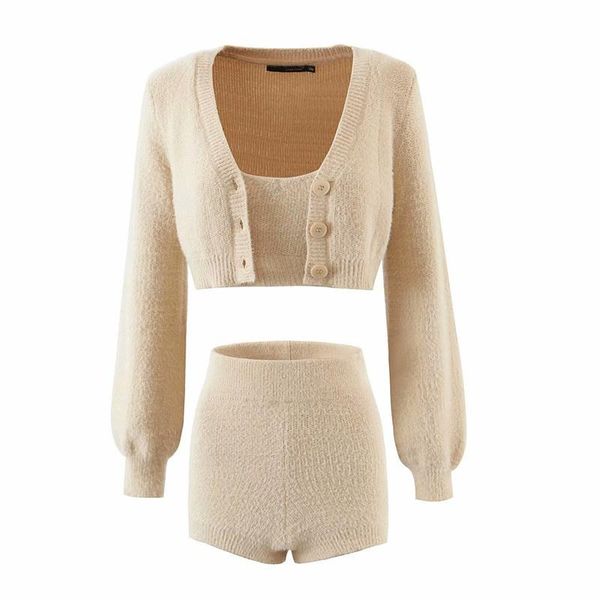 

women's tracksuits puwd sweet girls effects color used shorts suits 2021 summer fashion ladies streetwear causal sets vintage women chi, Gray