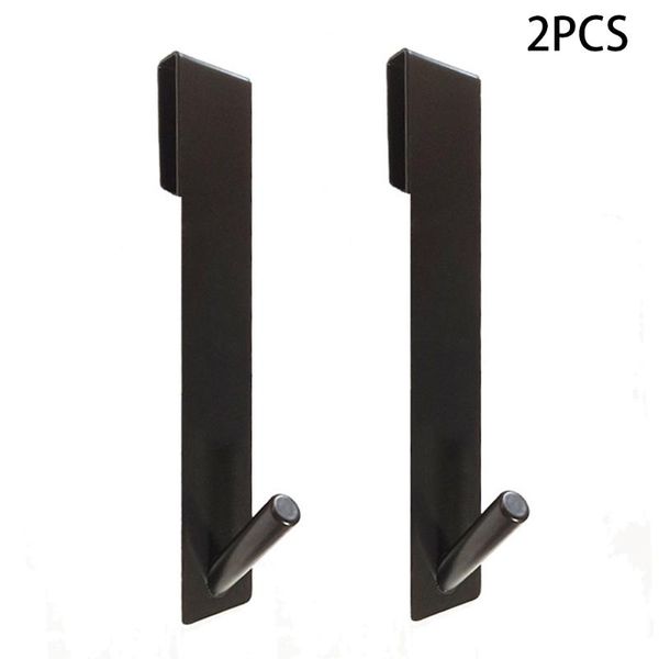 

hooks & rails 2pcs for bathroom heavy duty storage holder extended anti scratch no drilling shower door hook stainless steel bathrobes shelf