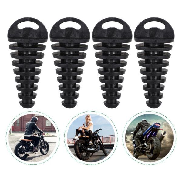 

motorcycle exhaust system 4pcs wash plug pipe tailpipe rubber air-bleeder