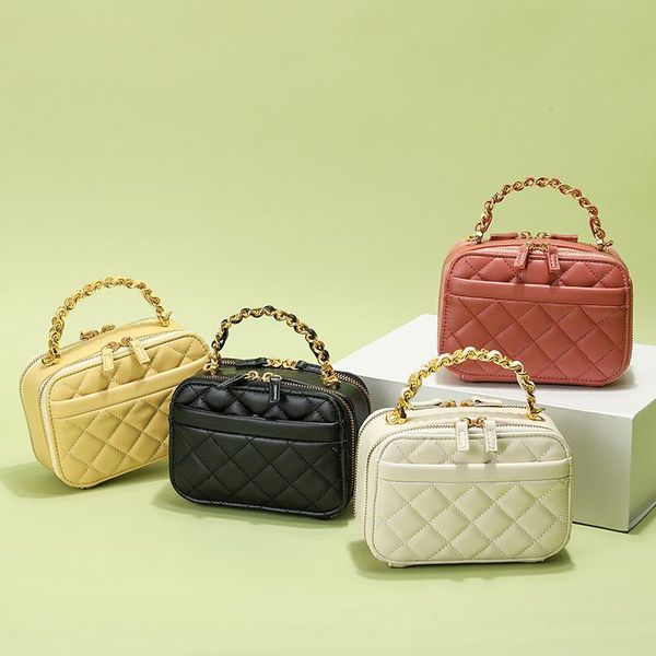 

ladies box bag small square female 2021 spring and summer shoulder messenger handbag evening bags