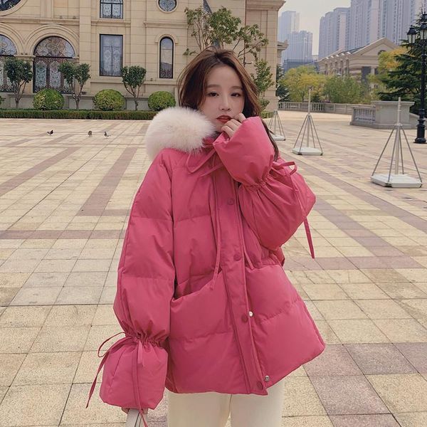 

winter fashion ladies coat casual women overcoat slim solid color warm female outerwear women's wool & blends, Black