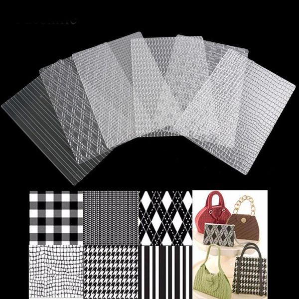 

baking & pastry tools behogar 6pcs assorted style transparent texture cake cupcakes fondants decorating template stencils for wedding birthd