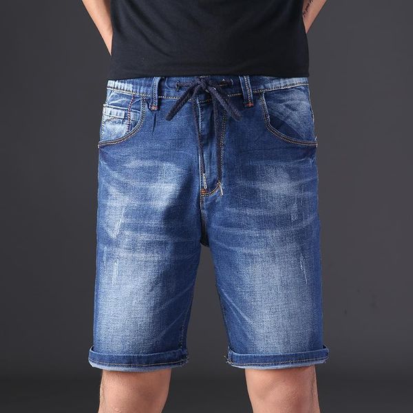 

men's jeans 2021 summer baggy cargo shorts male casual short denim pants fashion mens trousers plus size9xl, Blue
