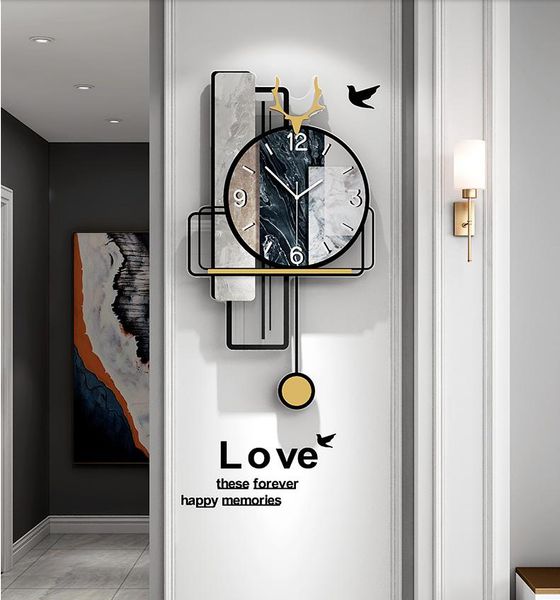 

wall clocks nordic fashion home decoration clock modern design living room luxury