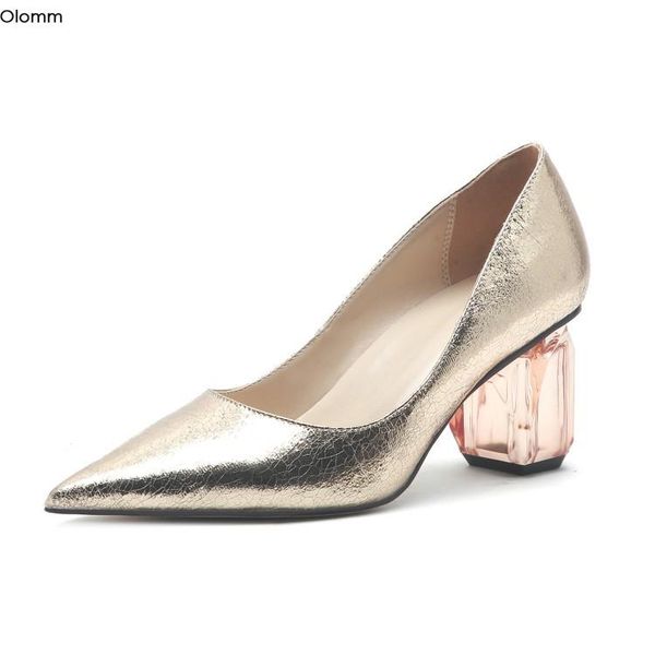 

dress shoes olomm arrival women pumps strange styles heel charm pointed toe 4 colors party plus size 4-13, Black