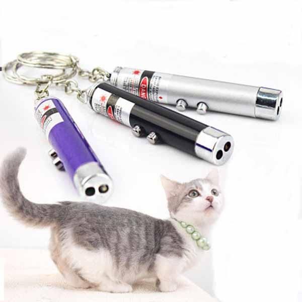 

1pc funny laser interactive cat teaser toy red blue pointer pen 6*1cm a013306 toys