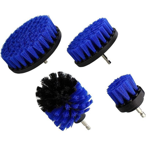 

car sponge 4pcs drill brush set attachment kit all purpose cleaning accessories