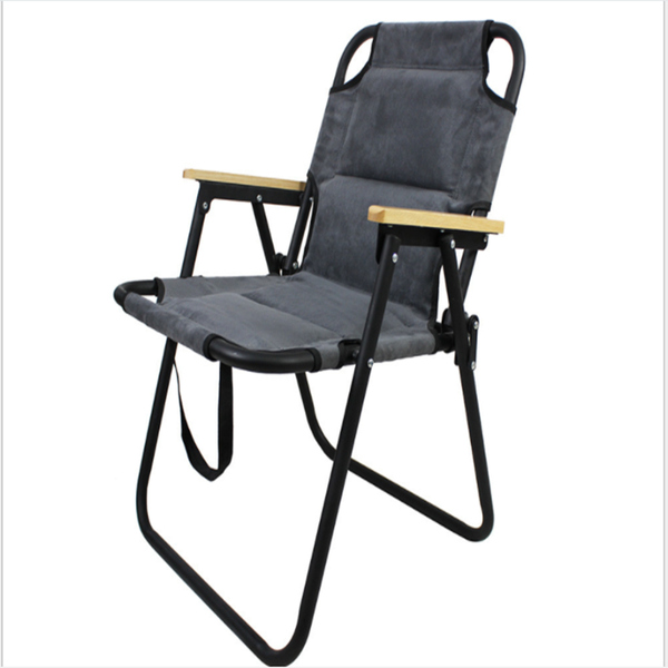 

camp furniture outdoor supplies camping chair beach recliner leisure folding iron tube portable spring