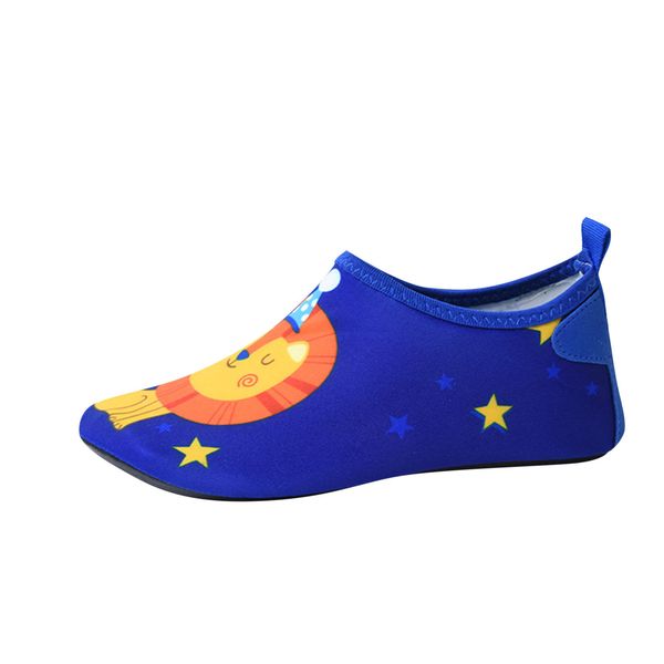 

Summer Kids Beach Shoes Baby Boys Girls Cartoon Water Shoes Skin Aqua Socks for Beach Swim Walking Shoes Soft Non-slip, Blue
